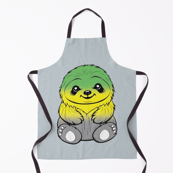 Item preview, Cute Lithromantic Pride Flag Sloth, Subtle Kawaii Lithromantic Sloth Design designed and sold by Travelslightly.