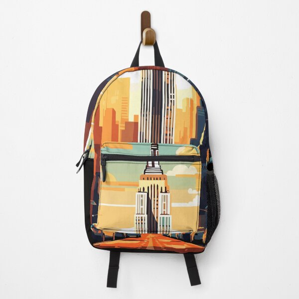 Item preview, New York. United States. Vintage Style Travel Poster. designed and sold by Lucy Goosy Art.