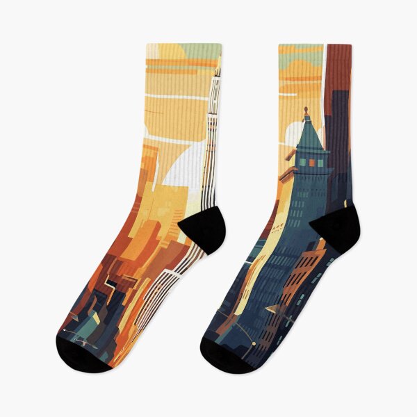 Item preview, New York. United States. Vintage Style Travel Poster. designed and sold by Lucy Goosy Art.