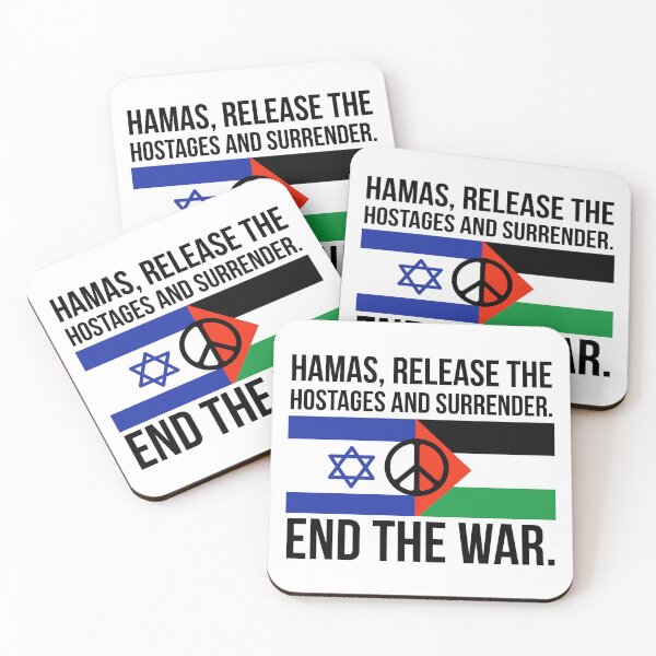 Item preview, Release the hostages, surrender and end the war  designed and sold by Rachel the Artist .