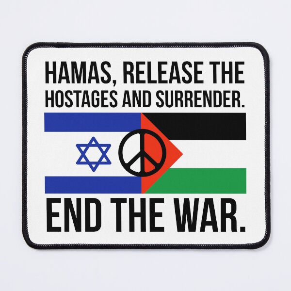 Item preview, Release the hostages, surrender and end the war  designed and sold by Rachel the Artist .