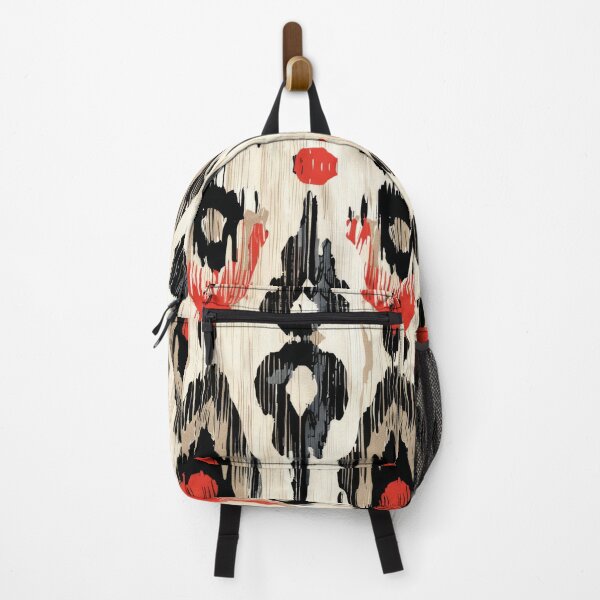 Item preview, Abstract Animal Print Pattern with Red Accents designed and sold by ImagineCorner.