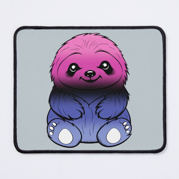 Item preview, Cute Omnisexual Pride Flag Sloth, Subtle Kawaii Omni Sloth Design designed and sold by Travelslightly.