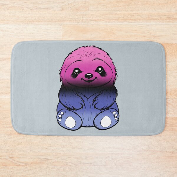 Item preview, Cute Omnisexual Pride Flag Sloth, Subtle Kawaii Omni Sloth Design designed and sold by Travelslightly.