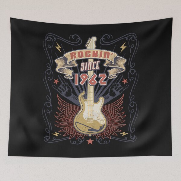 Item preview, Rockin' Since 1962 Rock Music Lover designed and sold by RonaWrazen.
