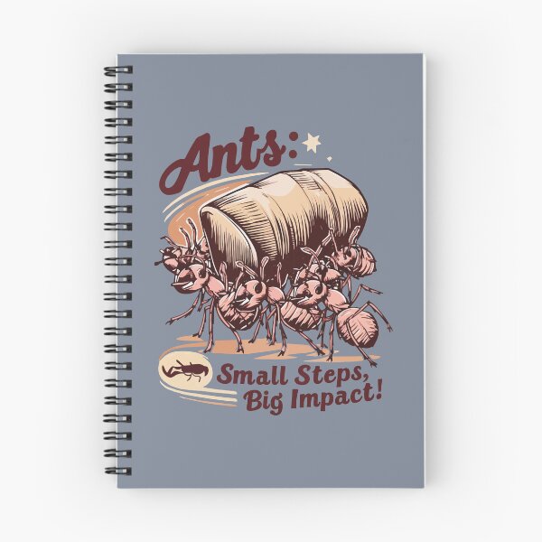 Item preview, A cool T-shirt for insect lovers. Depicts ants at work- 'ANTS: SMALL STEPS, BIG IMPACT!'. designed and sold by Gadget80.
