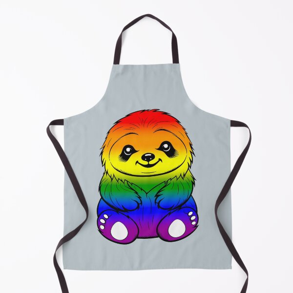 Item preview, Cute LGBTQIA+ Pride Flag Sloth, Subtle Kawaii Rainbow Sloth Design designed and sold by Travelslightly.