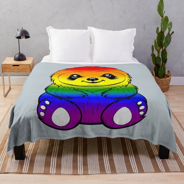 Item preview, Cute LGBTQIA+ Pride Flag Sloth, Subtle Kawaii Rainbow Sloth Design designed and sold by Travelslightly.