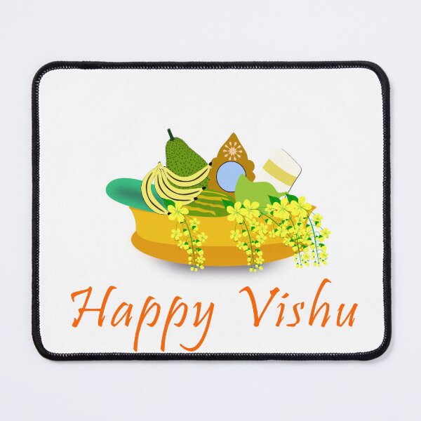 Item preview, Happy Vishu with Vishukkani Design designed and sold by DesignDrawn.