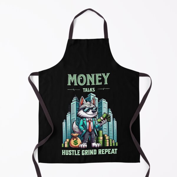 Item preview, Money Talks Hustle Grind Repeat designed and sold by RockBeeDesigns.