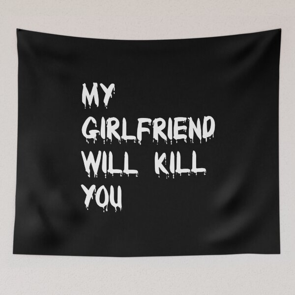 Item preview, My Girlfriend Will Kill You T-Shirt designed and sold by fadouades.