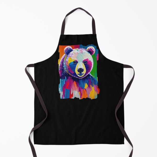 Item preview, Colorful Bear Portrait designed and sold by TMBTM.