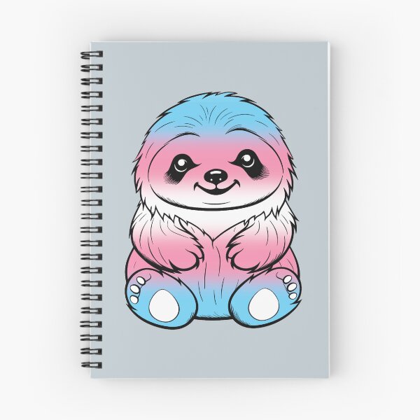 Item preview, Cute Transgender Pride Flag Sloth, Subtle Kawaii Transgender Sloth Design designed and sold by Travelslightly.