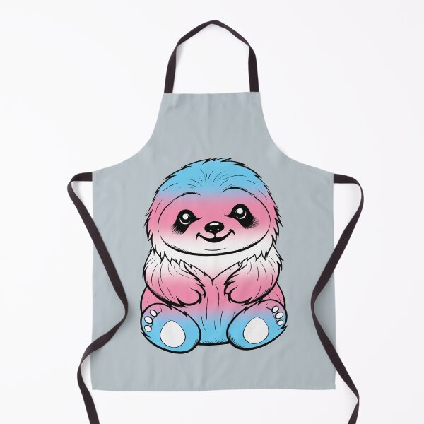 Item preview, Cute Transgender Pride Flag Sloth, Subtle Kawaii Transgender Sloth Design designed and sold by Travelslightly.