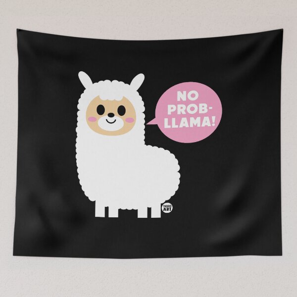 Item preview, NO PROB LLAMA designed and sold by TODD GOLDMAN.