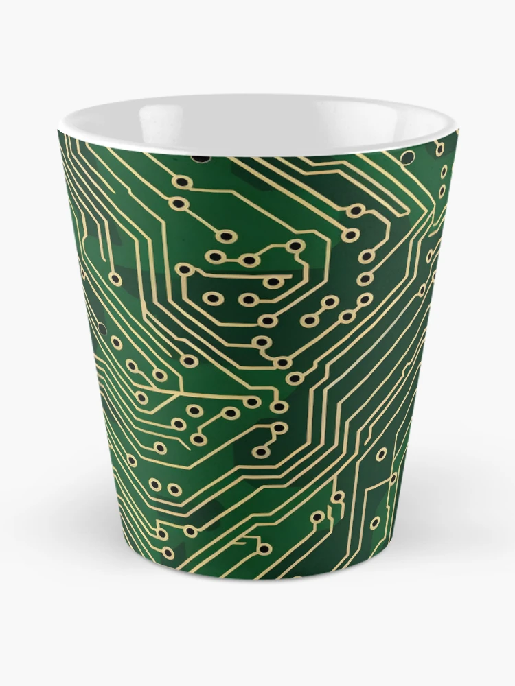 Thumbnail 2 of 4, Coffee Mug, Simple PCB Pattern designed and sold by dcrc.