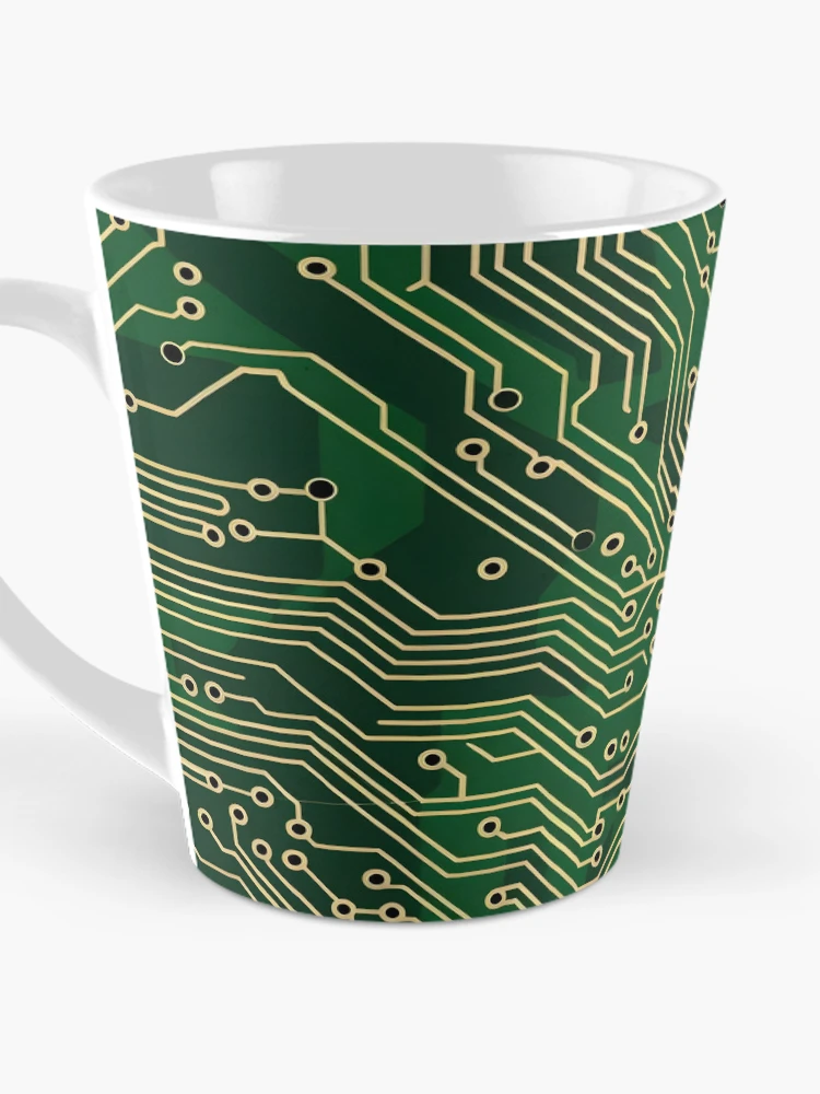 Thumbnail 3 of 4, Coffee Mug, Simple PCB Pattern designed and sold by dcrc.
