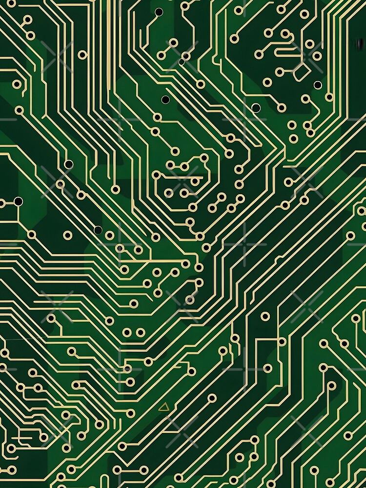 Thumbnail 3 of 3, Scarf, Simple PCB Pattern designed and sold by dcrc.