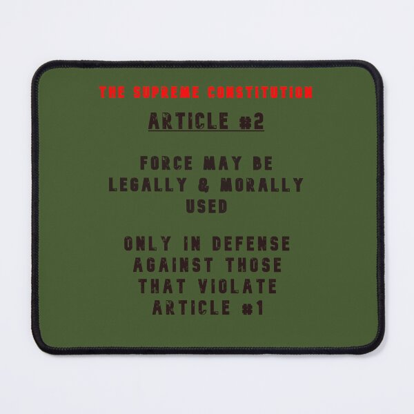 Item preview, The Supreme Constitution - Article 2 designed and sold by AlienAlmanac.