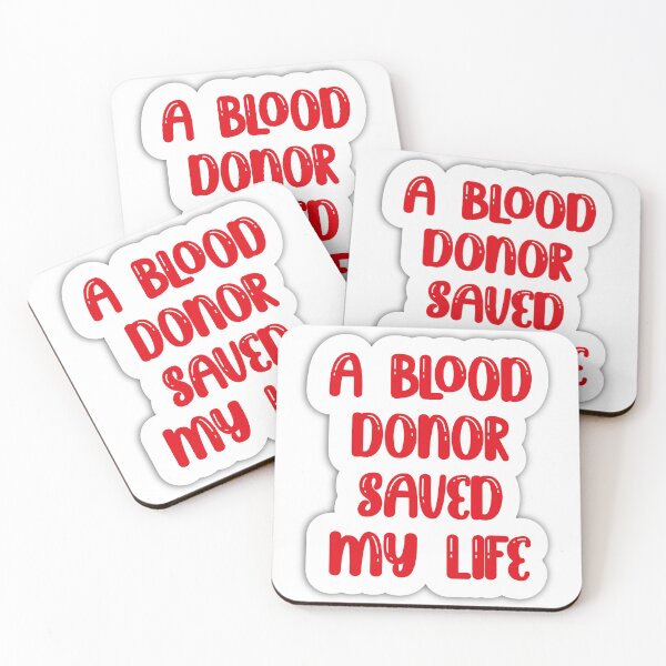 Item preview,  Blood Donor Saved My Life  Sticker A Blood Donor Saved My Life designed and sold by Chafy  ⭐⭐⭐⭐⭐.