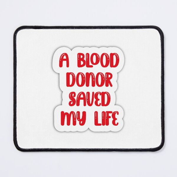 Item preview,  Blood Donor Saved My Life  Sticker A Blood Donor Saved My Life designed and sold by Chafy  ⭐⭐⭐⭐⭐.