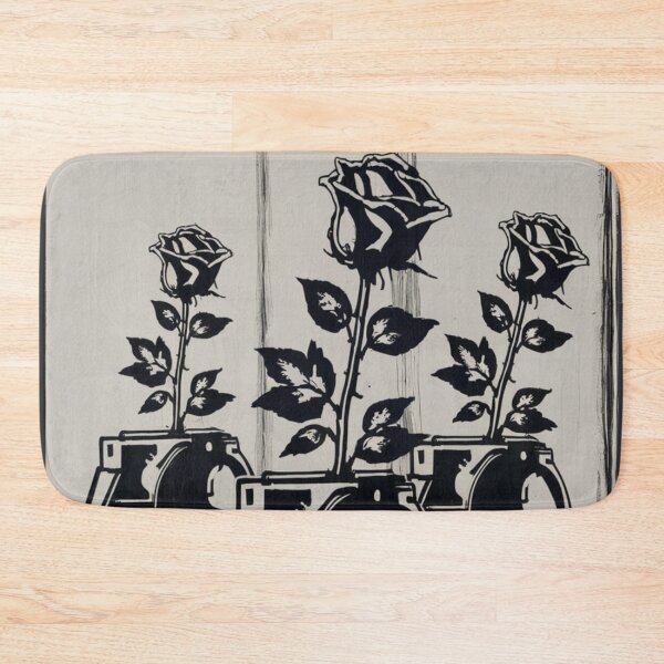 Item preview, Grenades And Flowers Stencil Graffiti designed and sold by Bomax121.