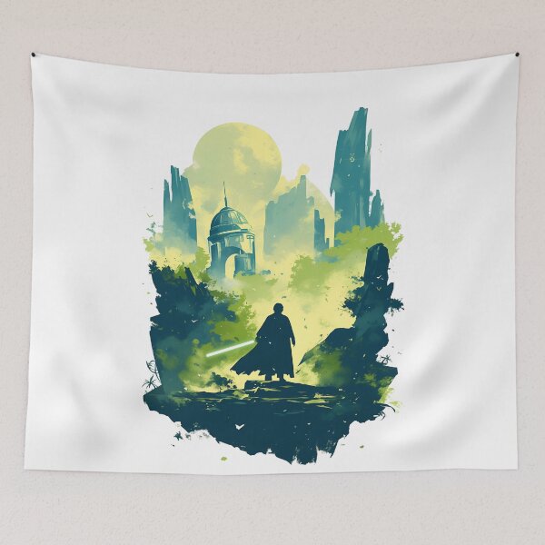 Item preview, A Lone Master Explores Alien Ruins - Scifi designed and sold by Fenay Designs.