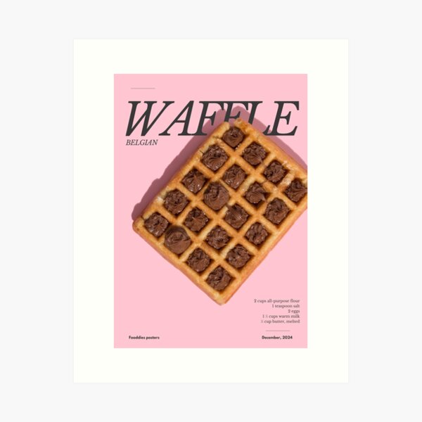 Belgian Waffle Lámina artística