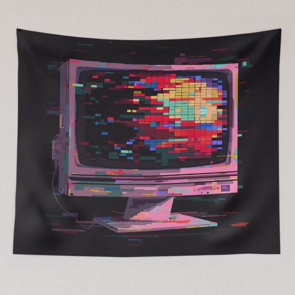 Item preview, Bright Pixelated Computer Monitor designed and sold by dcrc.