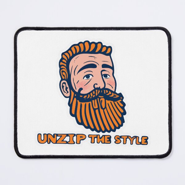 Item preview, Unzip the Style - Bearded Pop Art Design designed and sold by NiftyWrx.