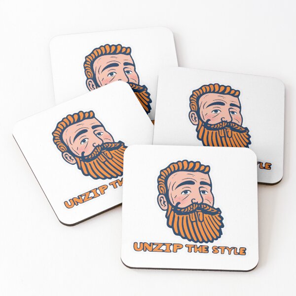 Item preview, Unzip the Style - Bearded Pop Art Design designed and sold by NiftyWrx.