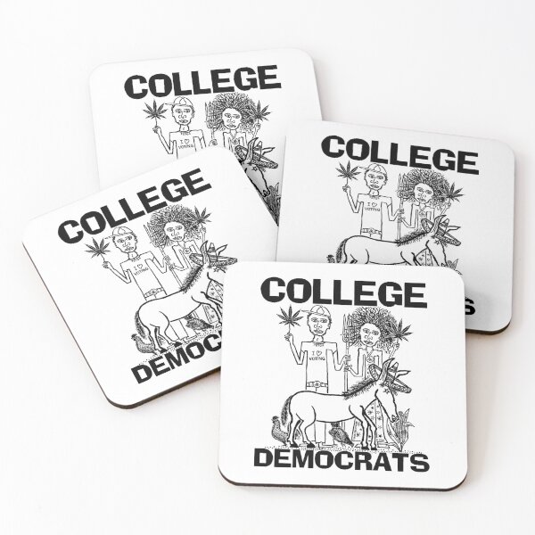 Item preview, COLLEGE DEMOCRATS ~ AFRO MAN ~ AFRO WOMAN ~ FARMERS ~ DONKEY ~ (V-6-105) designed and sold by RodeoMalibu.