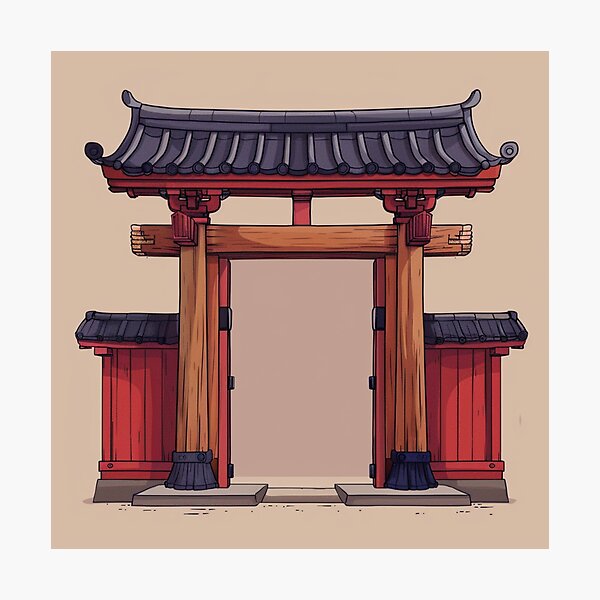 Aperçu de l'œuvre Porte japonaise  créée et vendue par xadamnft.