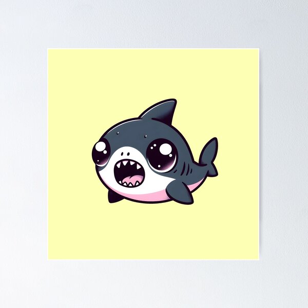 Item preview, Cute shark designed and sold by Anna Halasek.