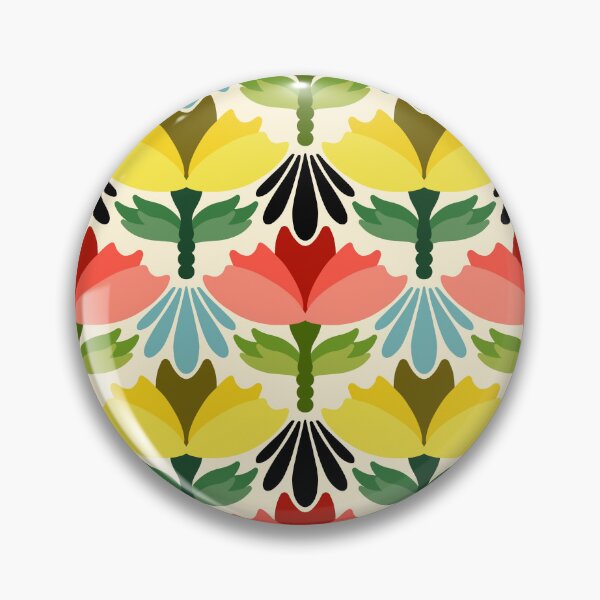 Item preview, Seamless Retro Flower designed and sold by Charmy Design.