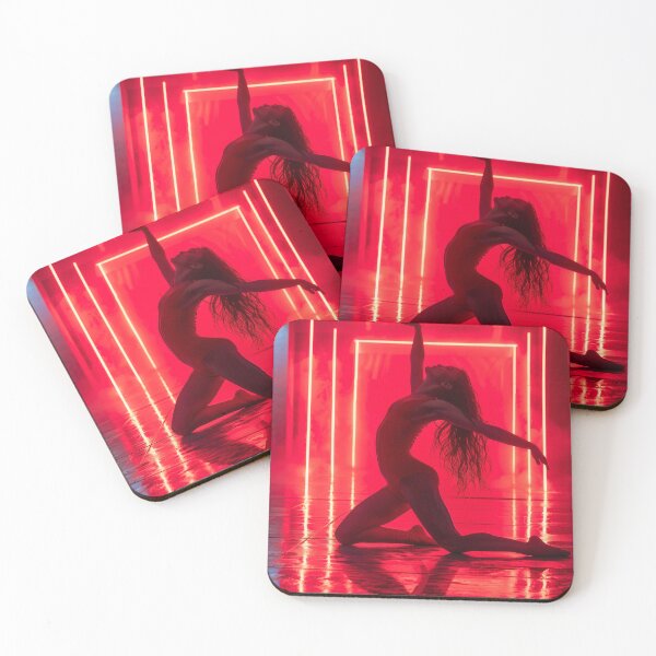 Item preview, Neon Ballet in Crimson Shades designed and sold by palmyst.