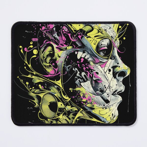 Item preview, Abstract man Art designed and sold by Obsidian Ink by Wilshire.