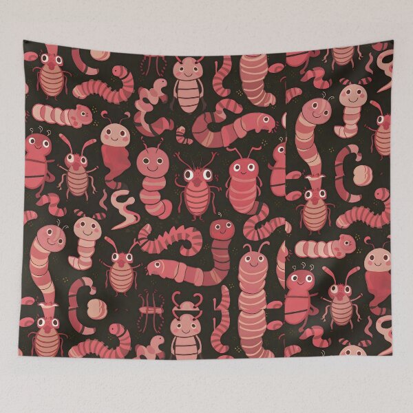 Item preview, Kawaii worms designed and sold by SidTastic .