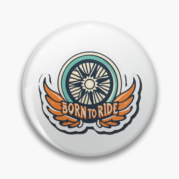 Item preview, Born to Ride - Vintage Winged Wheel with Flames designed and sold by NiftyWrx.