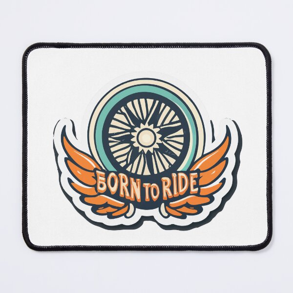 Item preview, Born to Ride - Vintage Winged Wheel with Flames designed and sold by NiftyWrx.