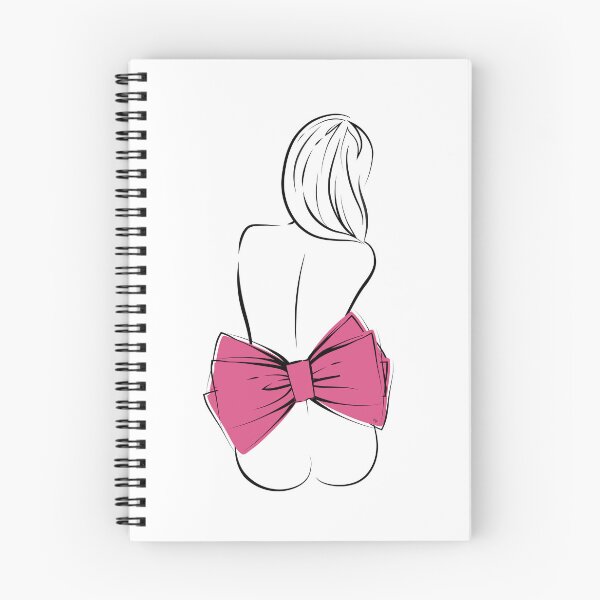 Item preview, Backless Nude Girl fashion illustration designed and sold by MPillustration.