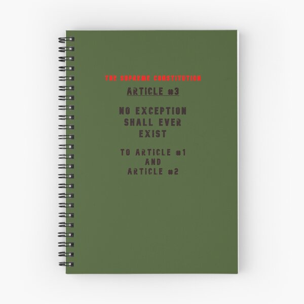 Item preview, The Supreme Constitution - Article 3 designed and sold by AlienAlmanac.