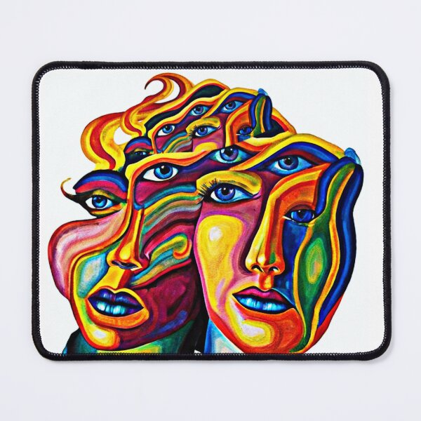 Item preview, Metamorphosis of Perception: Abstract Human Faces Artwork designed and sold by REALKIRAN.