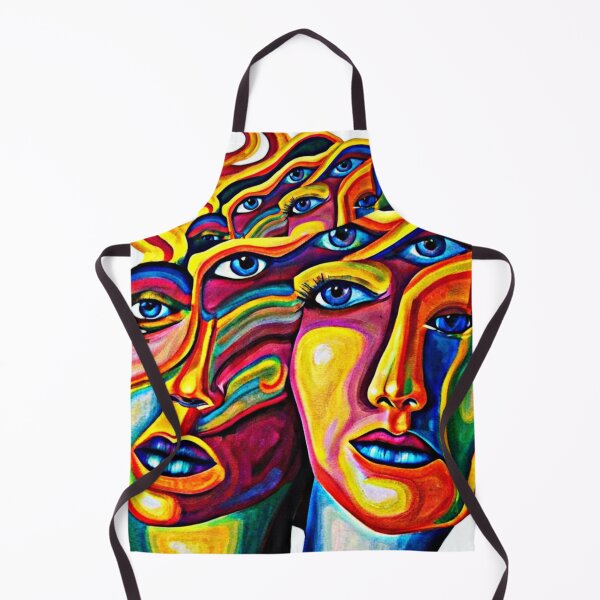 Item preview, Metamorphosis of Perception: Abstract Human Faces Artwork designed and sold by REALKIRAN.