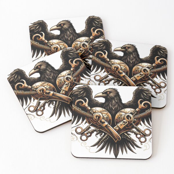 Item preview, Steampunk Raven: Heart Unlocked designed and sold by AdoraClips.