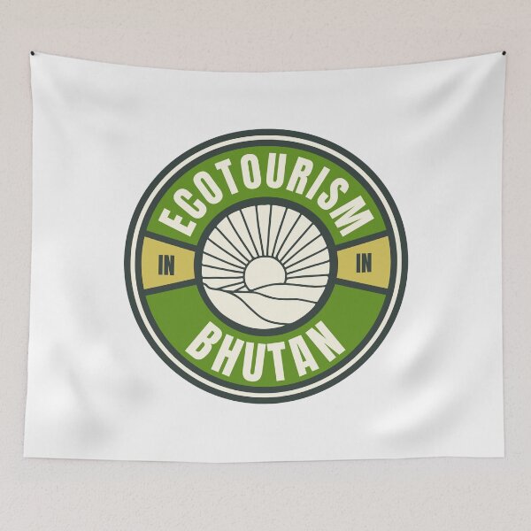 Item preview, Ecotourism in Bhutan Green Logo designed and sold by Vintage-TM.