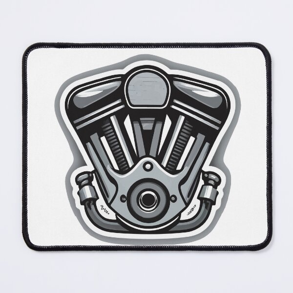 Item preview, Roaring Motorcycle Engine - Hyper-Realistic Power Design designed and sold by NiftyWrx.