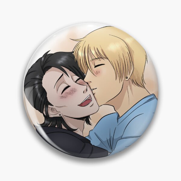 Item preview, Lance & Morty kiss pin designed and sold by JutaLovelace.