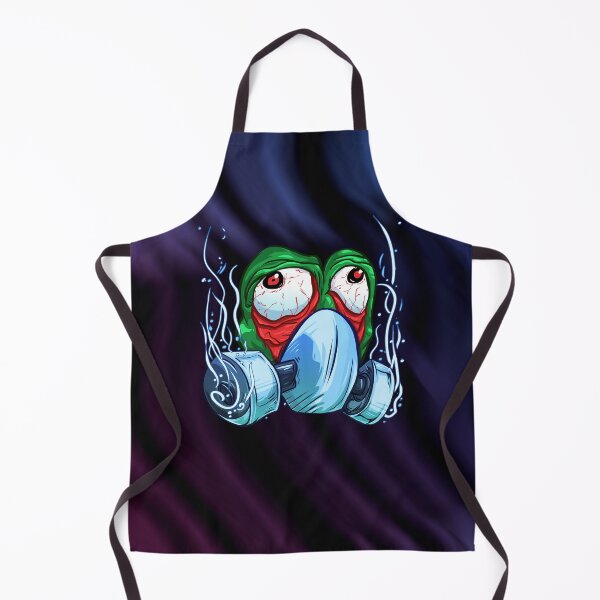 Item preview, Green Frog Peppo with Copium Mask Meme designed and sold by yashik.