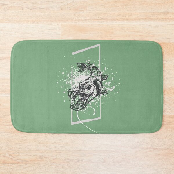 Item preview, Pike predatory fish on the hunt designed and sold by Ecmoprints.